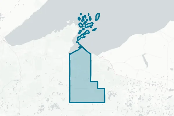 Ashland County — detail map