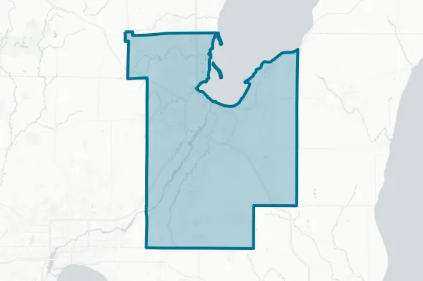 Brown County — detail map