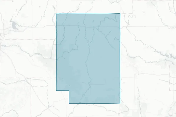 Clark County Wisconsin — detail map