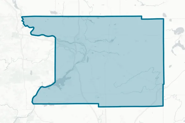 Columbia County — detail map