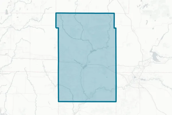 Dunn County — detail map