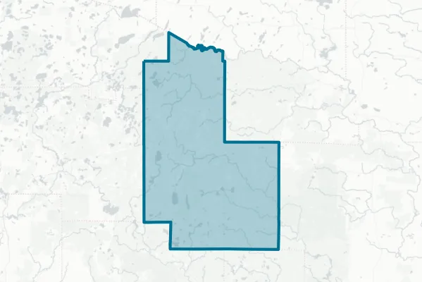 Forest County — detail map