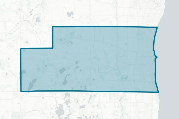 Kenosha County — detail map