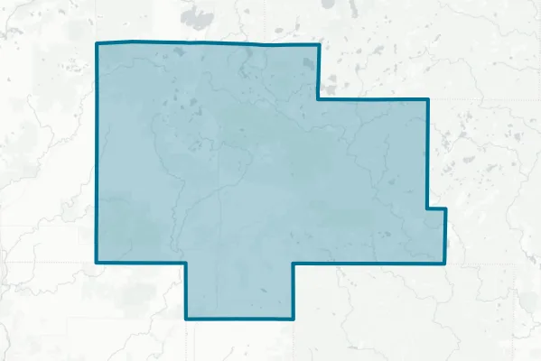 Langlade County — detail map