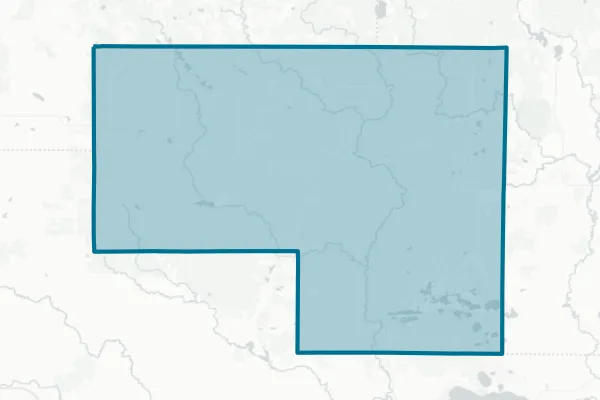 Menominee County — detail map
