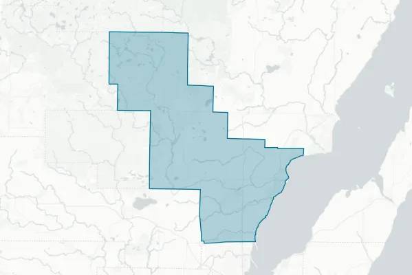 Oconto County — detail map
