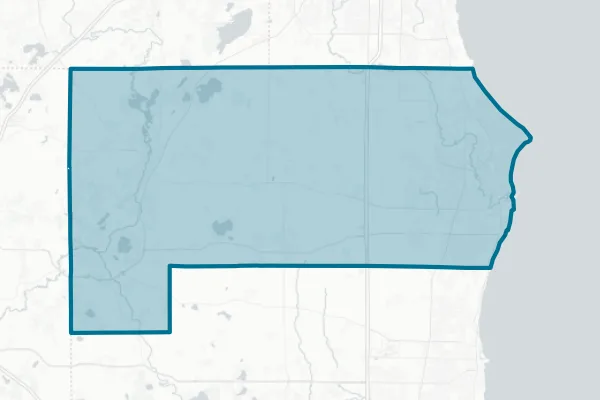 Racine County — detail map