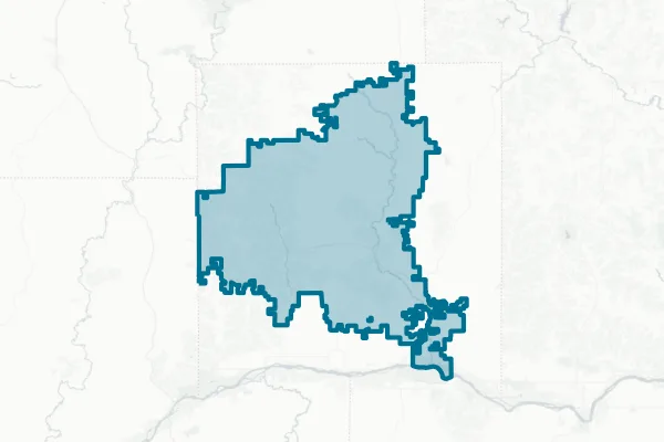 County of Richland — detail map