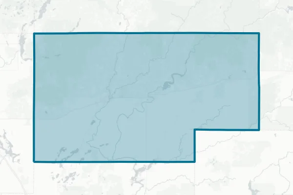 Rusk County — detail map