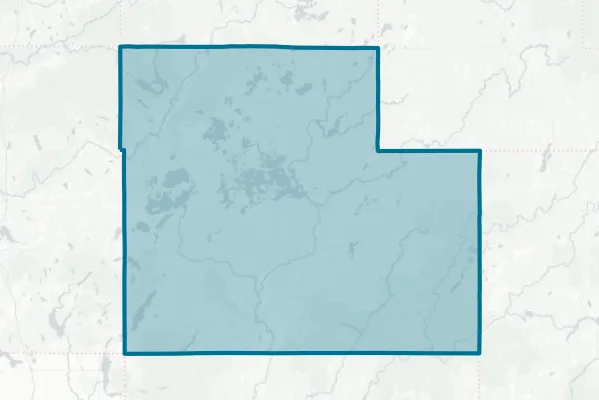 Sawyer County — detail map