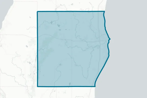 Sheboygan County — detail map