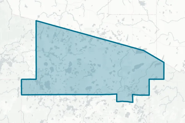 Vilas County — detail map