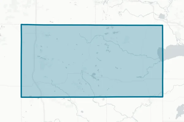 Waushara County — detail map