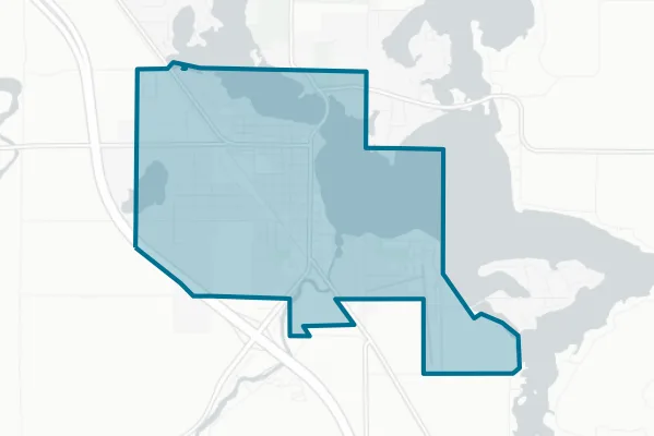 City of Chetek — detail map