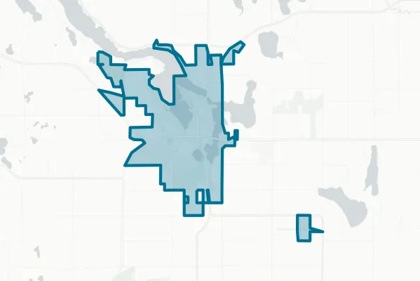 City of Cumberland — detail map