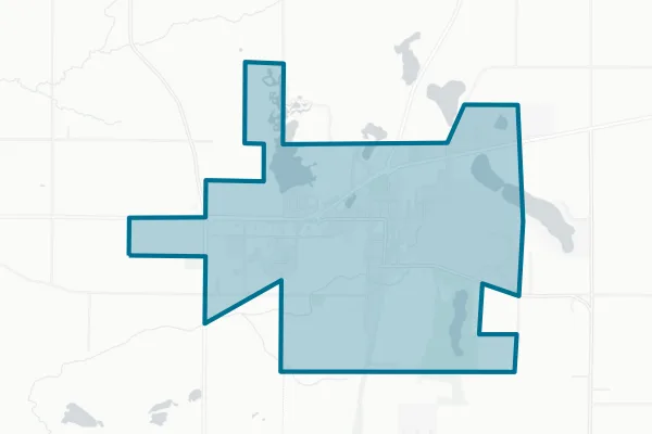 Village of Turtle Lake — detail map
