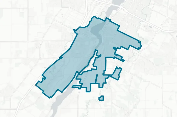City of De Pere — detail map