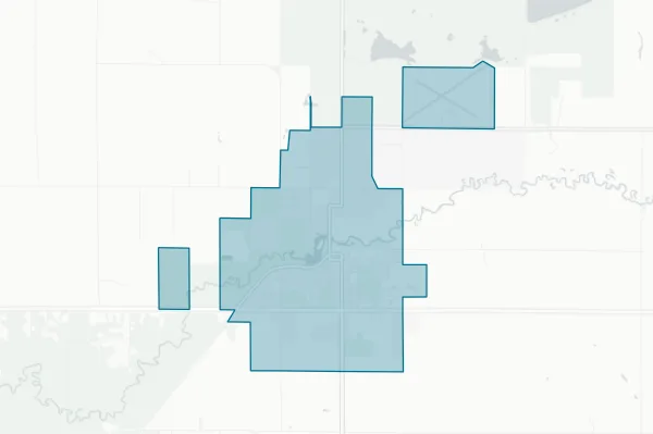 Village of Grantsburg — detail map