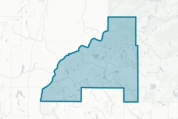 School District of Siren — detail map