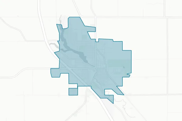 City of Bloomer — detail map