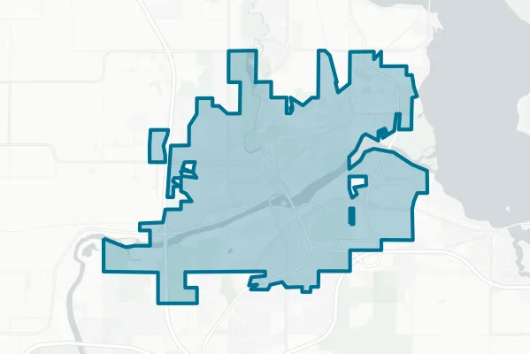 City of Chippewa Falls — detail map
