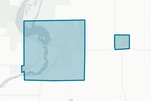 School District of Cornell — detail map