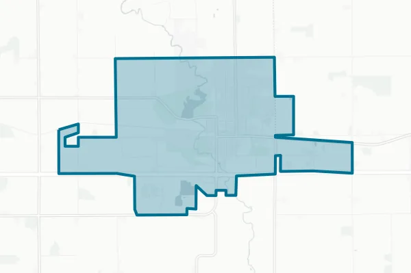 City of Stanley — detail map
