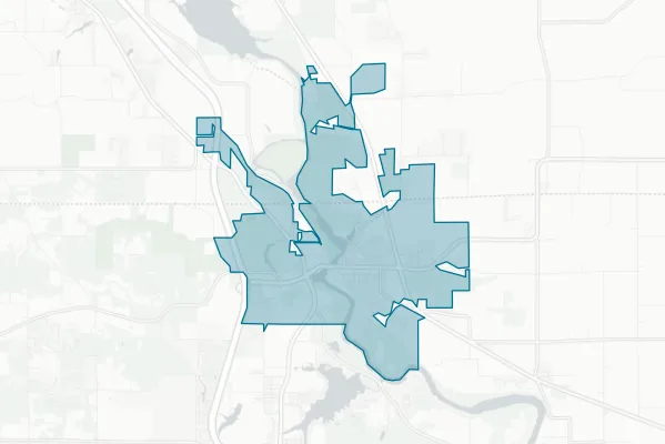 City of Wisconsin Dells — detail map