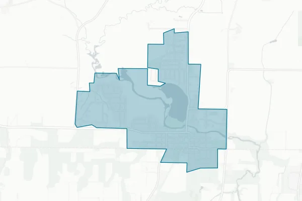 Village of Belleville — detail map