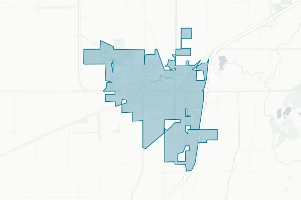 City of Waupun — detail map