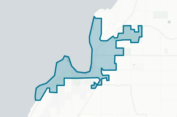 Village of Egg Harbor — detail map