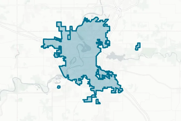 City of Eau Claire — detail map
