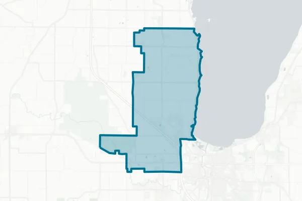North Fond Du Lac School District — detail map