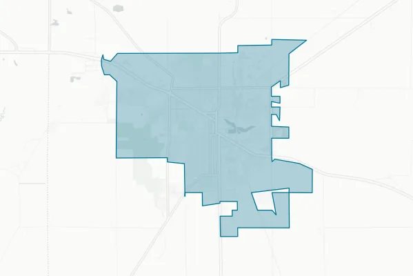 City of Ripon — detail map
