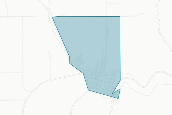 Village of Bloomington — detail map