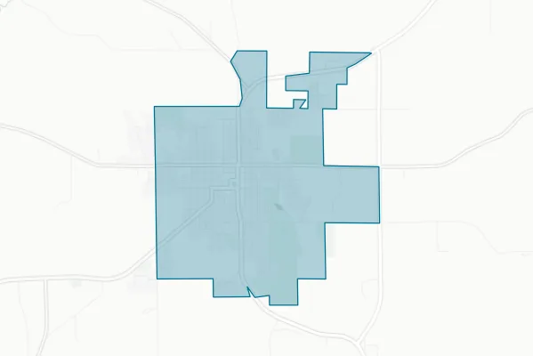 City of Lancaster — detail map