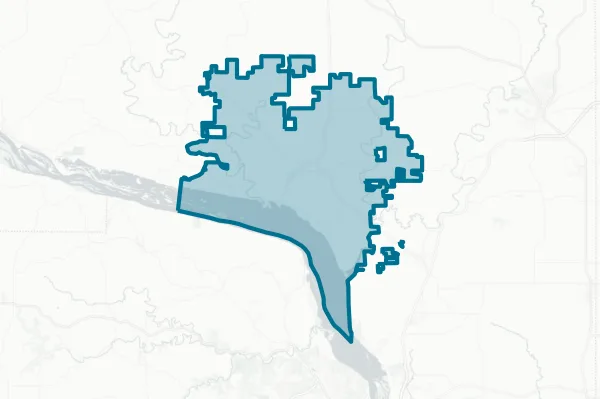 Potosi School District — detail map