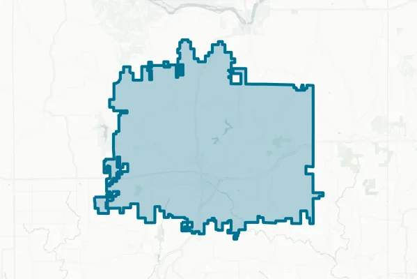 Dodgeville School District — detail map