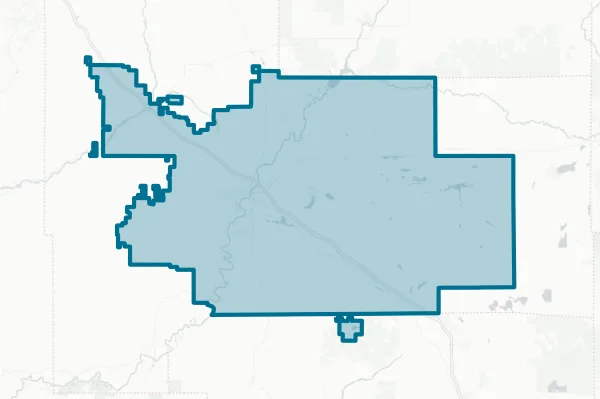 City of Black River Falls — detail map