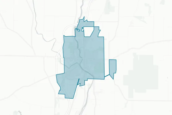 City of Jefferson — detail map