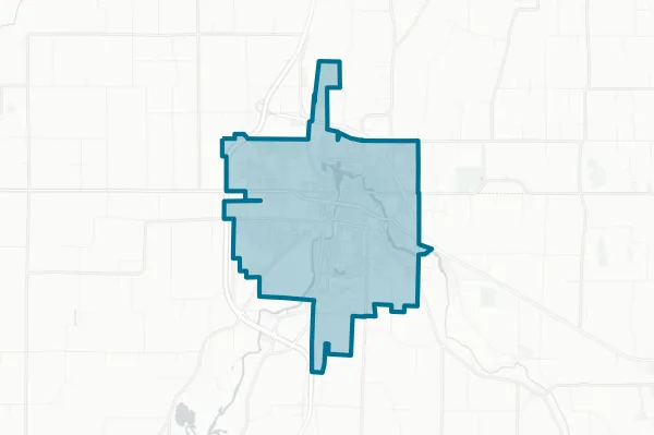 City of Watertown — detail map