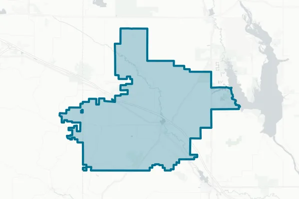New Lisbon School District — detail map