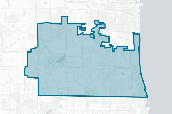 Village of Pleasant Prairie — detail map