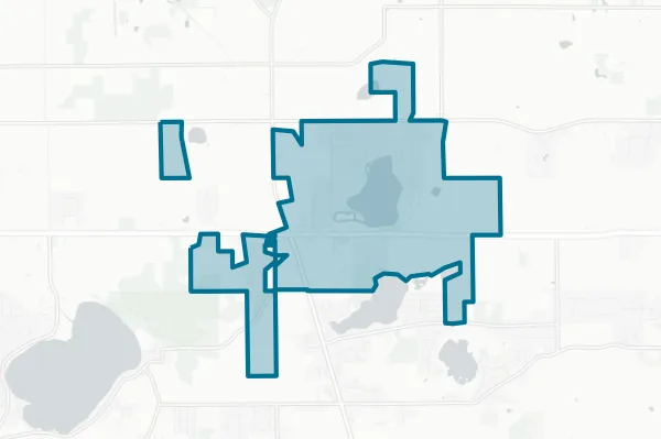 Village of Paddock Lake — detail map