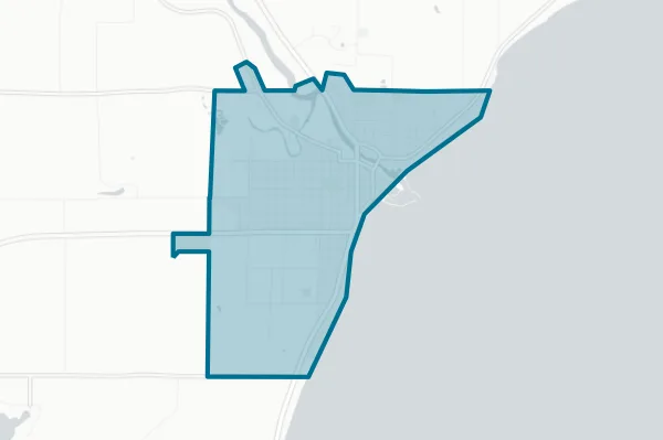 City of Algoma — detail map