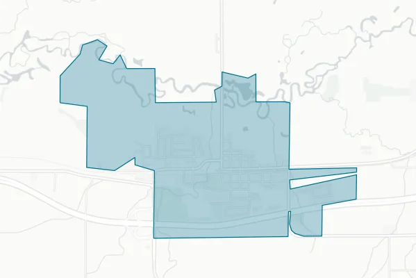 Village of Bangor — detail map