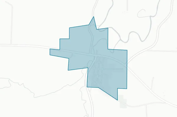 Village of Gratiot — detail map