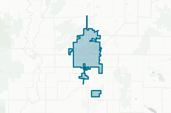 City of Antigo — detail map