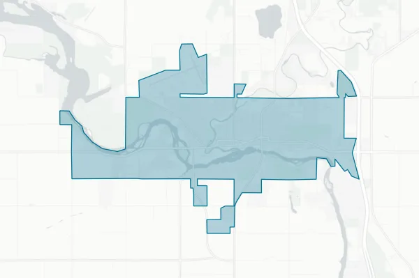 City of Merrill — detail map