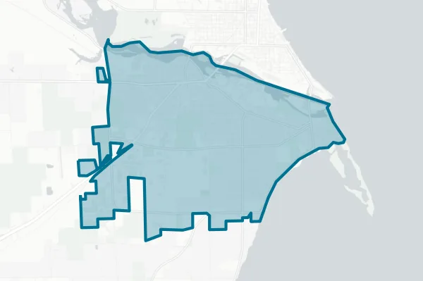City of Marinette — detail map